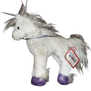 Douglas Cuddle Toys White Horse Lavender Fairy Dust Glitter plush stuffed animal